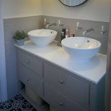 Painted Vanity Unit With Sit On Basin