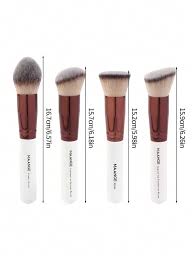 maange 4pcs cosmetic brush set with