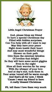 Only very important angels get their wings on christmas eve. Little Angel Christmas Prayer Christmas Angels Christmas Prayer Christian Christmas