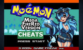 pokemon mega moemon firered cheats gba