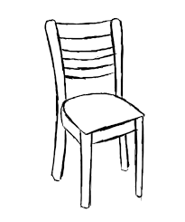 how to draw a chair feltmagnet