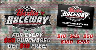 Maybe you would like to learn more about one of these? Berlin Raceway Holiday Deal Speedy Swipe Gift Cards Facebook