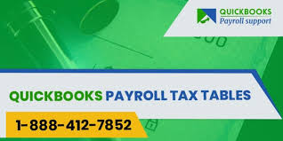 Quickbooks Payroll Tax Tables Support And Solution 1 888