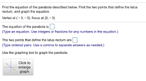 Find The Equation Of The Parabola