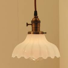 hanging light fixture with vintage