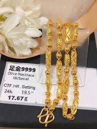 24karat hongkong gold necklace women s