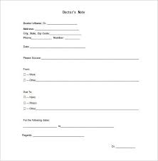 cal doctor note template 13 free