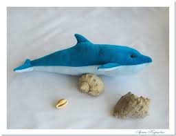 soft toy dolphin pdf pattern and