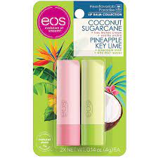 eos flavorlab paradise lip balm coconut