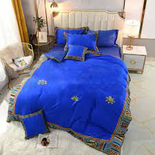 Royal Blue Duvet Covers Bedding Set