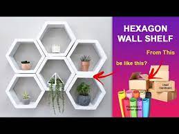 How To Make Hexagon Wall Shelf Wall