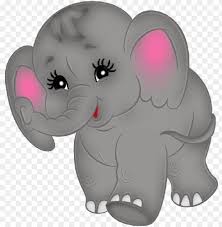 cute baby elephants clipart png