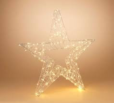 Light Up Led Indoor Outdoor Wire Star