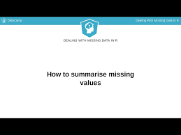 r tutorial how to summarise missing