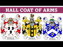 Hall Coat Of Arms Family Crest