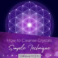 The cleansing crystals will absorb and neutralize the negative energies and recharge the light energy within them. How To Cleanse Crystals Simple Technique Hibiscus Moon Crystal Academy