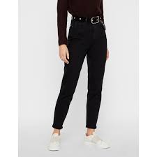 high waist mom jeans black denim