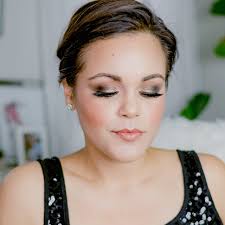 glam glitter nye makeup look la la