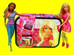 barbie beauty train case makeup bag