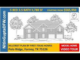 Hillcrest Plan By First Texas Homes In