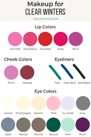 makeup colors for winters teal