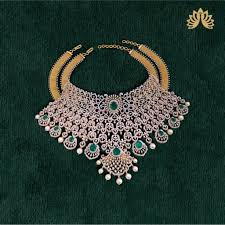 south indian jewelry diamond chokerbridal