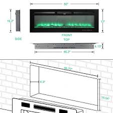 Electric Fireplace Insert Ef50r