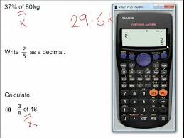 using a scientific calculator you