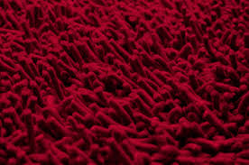 primo c burgundy wool rug from