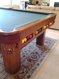 1937 Brunswick Antique 20th Century Pool Table Claz Org