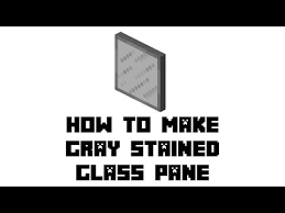 how to craft black stained glass pane
