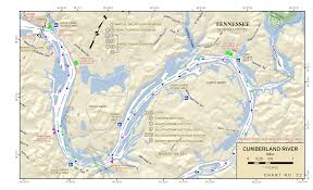 Cumberland River Navigation Charts Smithland Kentucky To