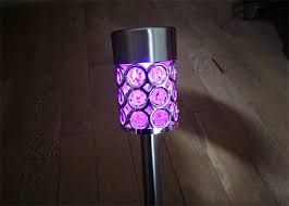 colour changing solar stake lights