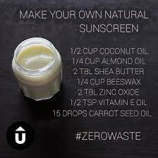 natural sunscreen upcycle that