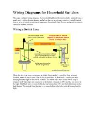 A light switch diagram is a type of circuit diagram. Common Wiring Diagrams Docx Electrical Wiring Switch