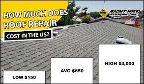 roof repair cost 2019 average s