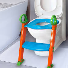Portable Folding Kids Potty Training Seat With Step Stool Ladder