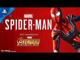 iron spider suit for spider man ps4 pre