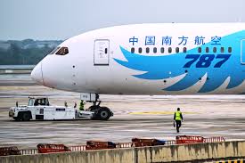 first dreamliner delivery to china
