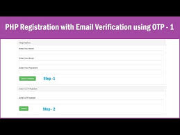 php login registration with email