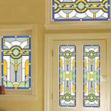 stained glass window art deco