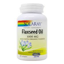 solaray flaxseed oil 100 softgels