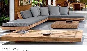 Low Furniture Lounge Beautiful Wood