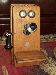 Wall Mount Telephone Antique Hand Crank