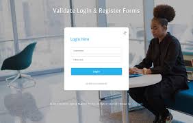 validate login and register forms