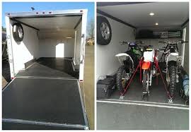 atc 16 enclosed atv motorcycle trailer