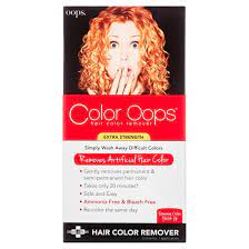 color oops extra strength hair color
