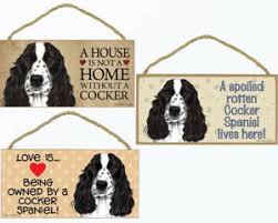 Ab ein jahr wäre toll. Cocker Spaniel Schwarz Weiss Hund Sign Plaque 10 X5 Haus Zuhause Verwohnen Liebe Ebay