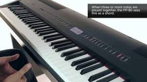 Owner's manual, quick start manual. Roland Fp 80 Digital Piano Tips On Using Full Keyboard Chord Recognition Youtube