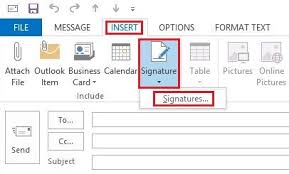 Create Outlook Signatures In Outlook 2016 2019 Exclaimer